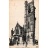 Carte postale ancienne de Clamecy montrant l’église Saint-Martin