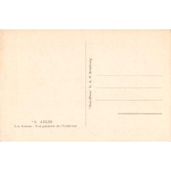 Carte postale ancienne Arènes d’Arles Intérieur