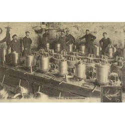 Reproduction de carte postale ancienne Tréfilerie de Marchiennes Collection Cartes d'Autrefois Nord