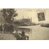 Reproduction de carte postale ancienne Halluin La Lys rivière frontière Collection Cartes d'Autrefois Nord