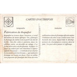 Reproduction de carte postale ancienne Roquefort-sur-Soulzon piqueuses et brosseuses Collection Cartes d'Autrefois Aveyron