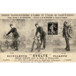 BICYCLETTE SVELTE PLIANTE - SOCIETE MANUFACTURIERE D'ARMES ET CYLCE DE SAINT ETIENNE