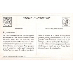 Saint-Aubin-sur-Mer - Reproduction Carte Ancienne Collection Cartes d'Autrefois Pêcheur de Crabes