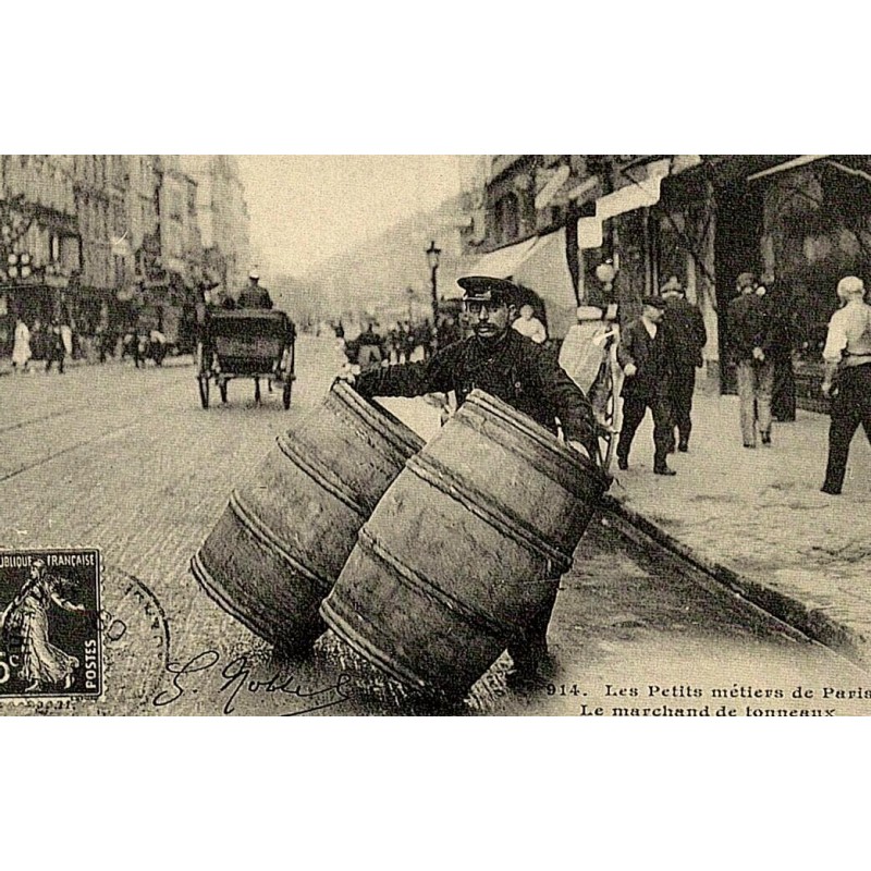 914 - Les Petits Métiers de Paris - Le Marchand de Tonneaux