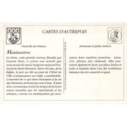 Paris - Reproduction Carte Ancienne Collection Cartes d'Autrefois La Matelassière