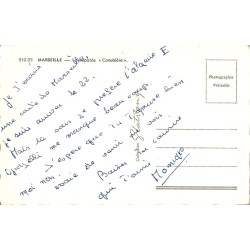 Carte postale ancienne La Canebière Marseille