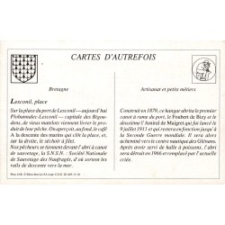 Lesconil - Reproduction Carte Ancienne Collection Cartes d'Autrefois La Place