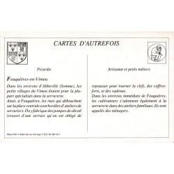 Feuquières-en-Vimeu - Reproduction Carte Ancienne Collection Cartes d'Autrefois Ancien Château