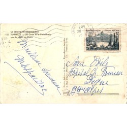 Carte postale ancienne Quais de Marseille et Cathédrale vus du Pharo