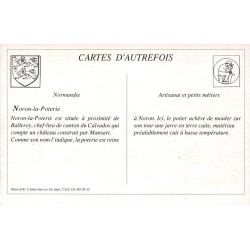 Noron-la-Poterie - Reproduction Carte Ancienne Collection Cartes d'Autrefois Potier à Son Tour