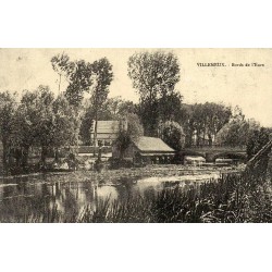 Reproduction de carte postale ancienne Villemeux-sur-Eure bords de l'Eure Collection Cartes d'Autrefois Eure-et-Loir