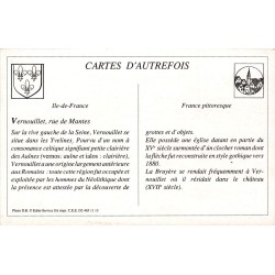 Vernouillet - Reproduction Carte Ancienne Collection Cartes d'Autrefois Rue de Mantes