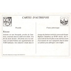 Solesmes - Reproduction Carte Ancienne Collection Cartes d'Autrefois Rue du Saint-Python