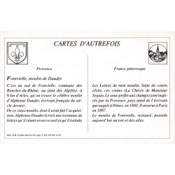 Fontvieille - Reproduction Carte Ancienne Collection Cartes d'Autrefois Moulin de Daudet