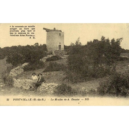 21 - FONTVIELLE - Le Moulin de A. Daudet -- ND