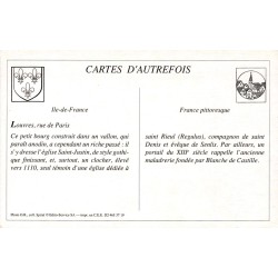 Louvres - Reproduction Carte Ancienne Collection Cartes d'Autrefois Rue de Paris