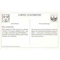 Arsy - Reproduction Carte Ancienne Collection Cartes d'Autrefois La Grande Rue