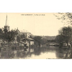 Reproduction de carte postale ancienne L'Isle-en-Rigault le pont et la Saulx Collection Cartes d'Autrefois Meuse