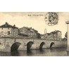 Reproduction de carte postale ancienne Étain pont sur l'Orne Collection Cartes d'Autrefois Meuse