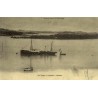 Reproduction de carte postale ancienne yacht à vapeur Ondine service des îles Chausey Collection Cartes d'Autrefois Manche
