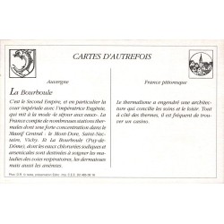 La Bourboule - Reproduction Carte Ancienne Collection Cartes d'Autrefois Buvette de l'Établissement Choussy