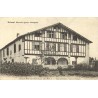 Reproduction de carte postale ancienne Gastambidia maison basque Saint-Pée-sur-Nivelle Collection Cartes d'Autrefois