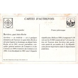 Serrières - Reproduction Carte Ancienne Collection Cartes d'Autrefois Quai Jules Roche