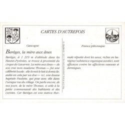 Barèges - Reproduction Carte Ancienne Collection Cartes d'Autrefois La Mère aux Ânes avec Paulette