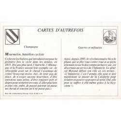 Bataillon Cycliste - Reproduction Carte Ancienne Collection Cartes d'Autrefois En Ligne Déployée
