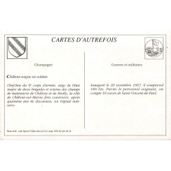 Châlons-sur-Marne - Reproduction Carte Ancienne Collection Cartes d'Autrefois Hôpital Militaire
