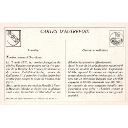 Gravelotte - Reproduction Carte Ancienne Collection Cartes d'Autrefois Monument du 69e Régiment Prussien