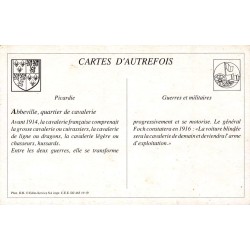 Abbeville - Reproduction Carte Ancienne Collection Cartes d'Autrefois Quartier de Cavalerie