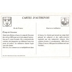 Camp de Sissonne - Reproduction Carte Ancienne Collection Cartes d'Autrefois L’Heure de la Soupe