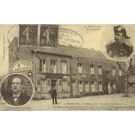 Reproduction de CPA Bazeilles Maison des Dernières Cartouches Collection Cartes d'Autrefois Ardennes
