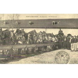 Reproduction de carte postale ancienne Pont-à-Mousson au quartier à l'abreuvoir Collection Cartes d'Autrefois Meurthe-et-Moselle