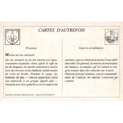 Escadre Française au Mouillage - Reproduction Carte Ancienne Collection Cartes d'Autrefois Plage d’un Cuirassé