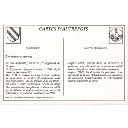 Épernay - Reproduction Carte Ancienne Collection Cartes d'Autrefois Quartier du 31e Régiment de Dragons