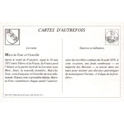 Mars-la-Tour - Reproduction Carte Ancienne Collection Cartes d'Autrefois Frontière avec Vionville