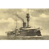 Reproduction de carte postale ancienne Le Formidable cuirassé de la Marine française Collection Cartes d'Autrefois