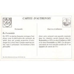 Le Formidable - Reproduction Carte Ancienne Collection Cartes d'Autrefois Marine Française
