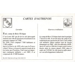 Toul - Reproduction Carte Ancienne Collection Cartes d'Autrefois Le Saut de la Couverture au Camp de Bois-l'Évêque