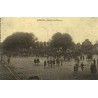Reproduction de carte postale ancienne Alençon marché aux chevaux Collection Cartes d'Autrefois Orne