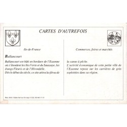 Ballancourt-sur-Essonne - Reproduction Carte Ancienne Collection Cartes d'Autrefois La Place