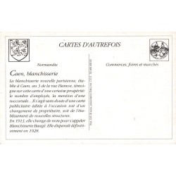 Caen - Reproduction Carte Ancienne Collection Cartes d'Autrefois Blanchisserie Nouvelle Parisienne