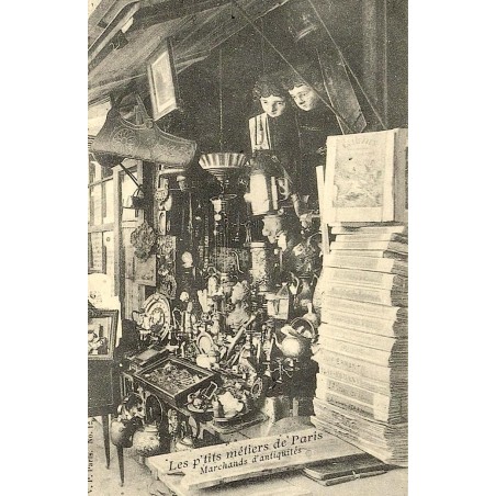 Paris marchand antiquités reproduction carte ancienne Collection Cartes d'Autrefois