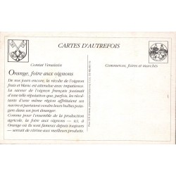 Orange - Reproduction Carte Ancienne Foire aux Oignons