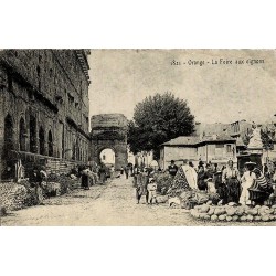 Orange foire aux oignons reproduction carte ancienne Collection Cartes d'Autrefois