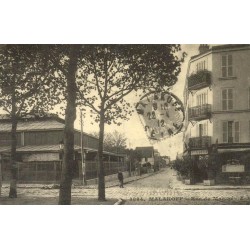 Malakoff rue du marché reproduction carte ancienne Collection Cartes d'Autrefois