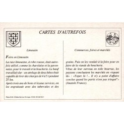 Limousin - Reproduction Carte Ancienne Conclusion d’un Marché