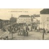 Bourbonne-les-Bains marché reproduction carte ancienne Collection Cartes d'Autrefois